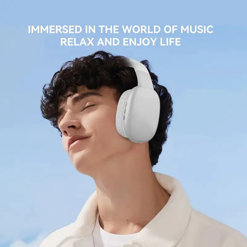 Wireless Headset with Microphone and EQ Music Mode