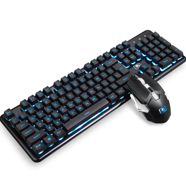 TECHOPRO Wireless RGB Gaming Keyboard/Mouse Set