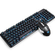 TECHOPRO Wireless RGB Gaming Keyboard/Mouse Set