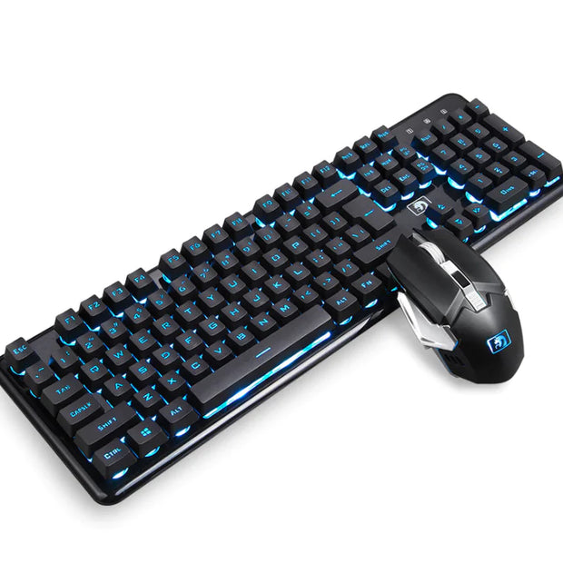 TECHOPRO Wireless RGB Gaming Keyboard/Mouse Set