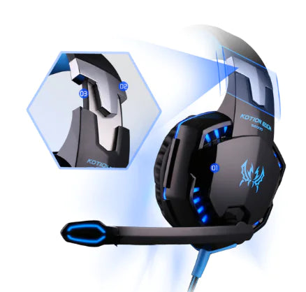 TECHPRO Gaming Headset with Over-Ear Headphones