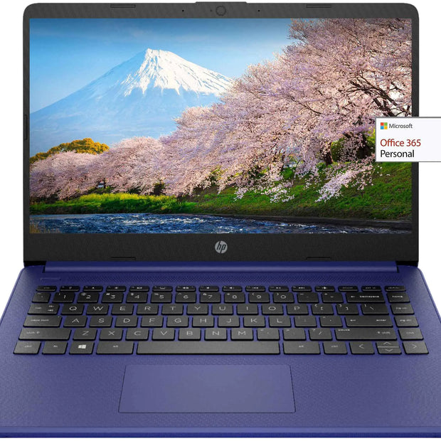 HP 14in Thin Light Laptop with Intel 2-Core & CPU 8GB RAM 192GB Storage