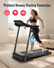 Smart Folding Treadmill with Pulse Sensor