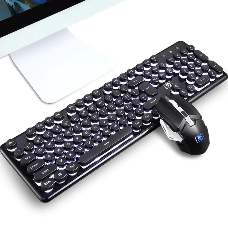 TECHOPRO Wireless RGB Gaming Keyboard/Mouse Set