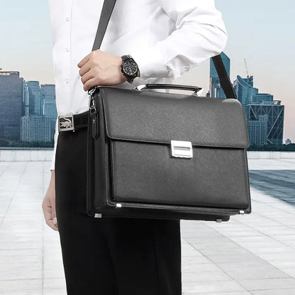 YOKOPAL Leather Briefcase
