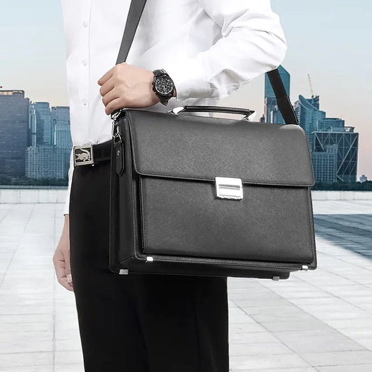 YOKOPAL Leather Briefcase