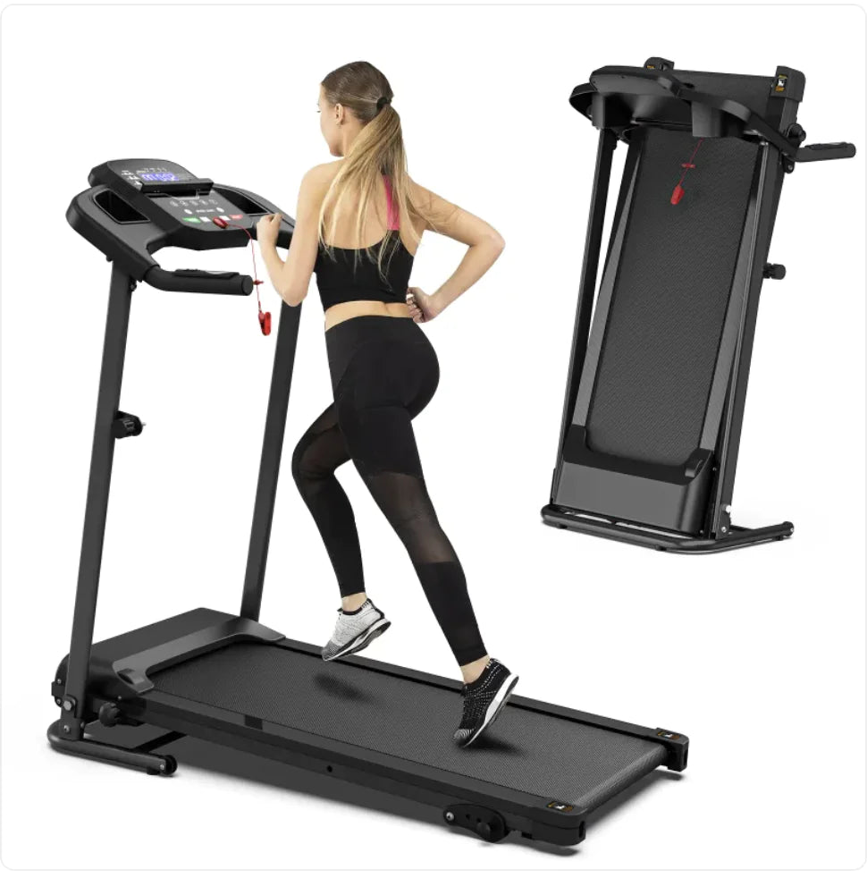 Smart Folding Treadmill with Pulse Sensor