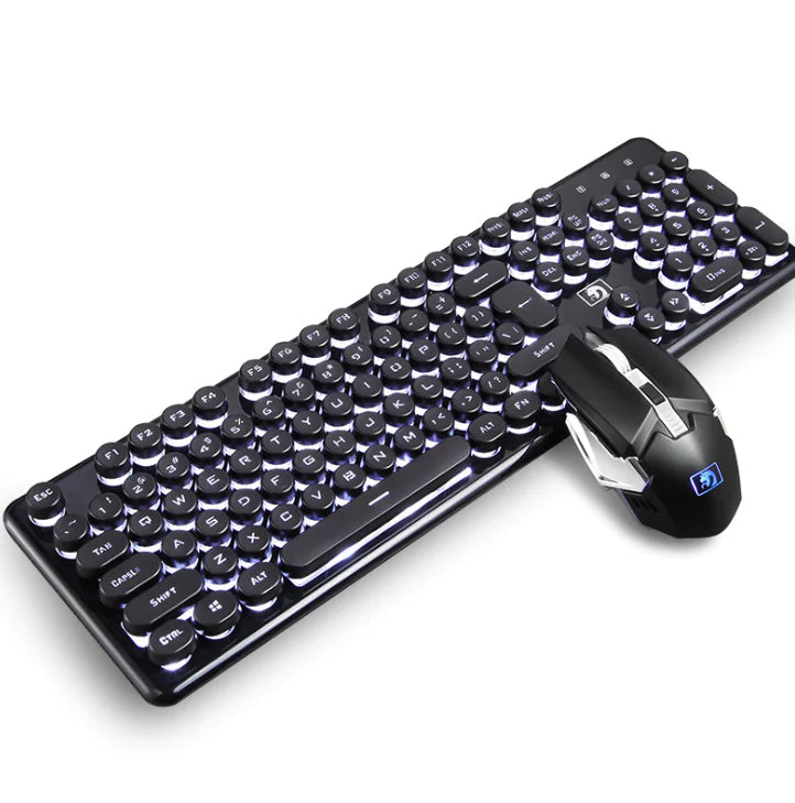 TECHOPRO Wireless RGB Gaming Keyboard/Mouse Set