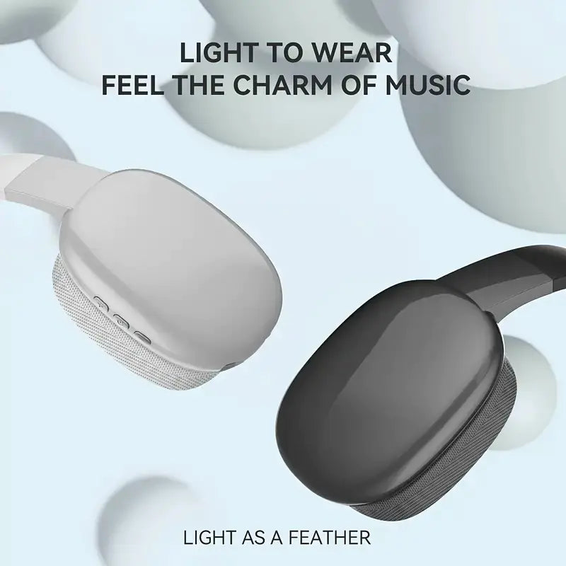 Wireless Headset with Microphone and EQ Music Mode