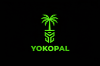 YOKOPAL logo with black background