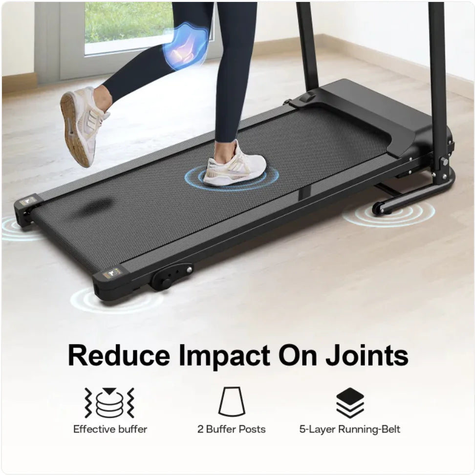 Smart Folding Treadmill with Pulse Sensor